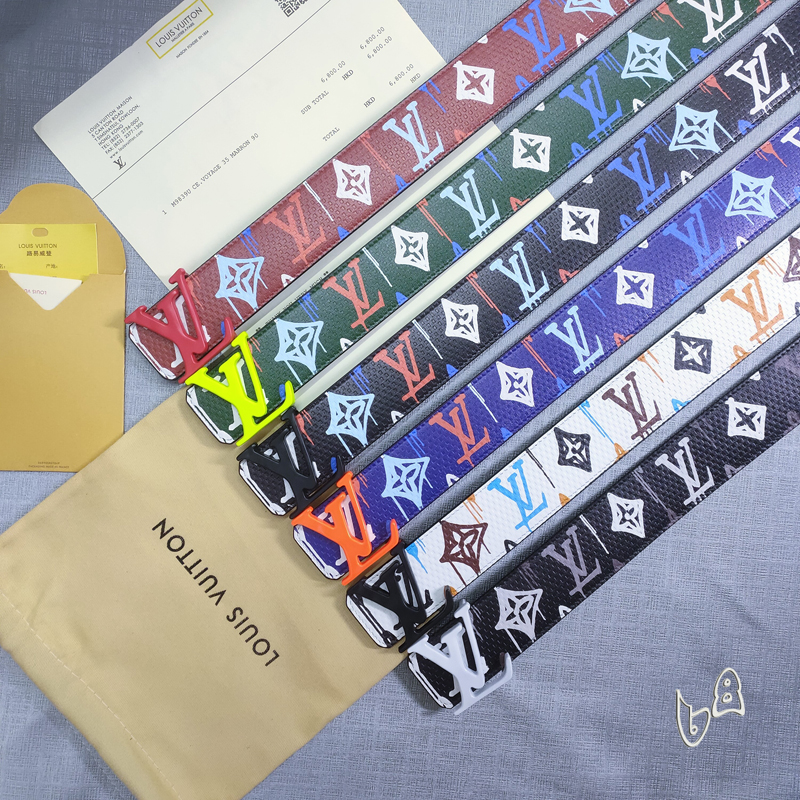 LV Belt 38mmX80-125cm lb17